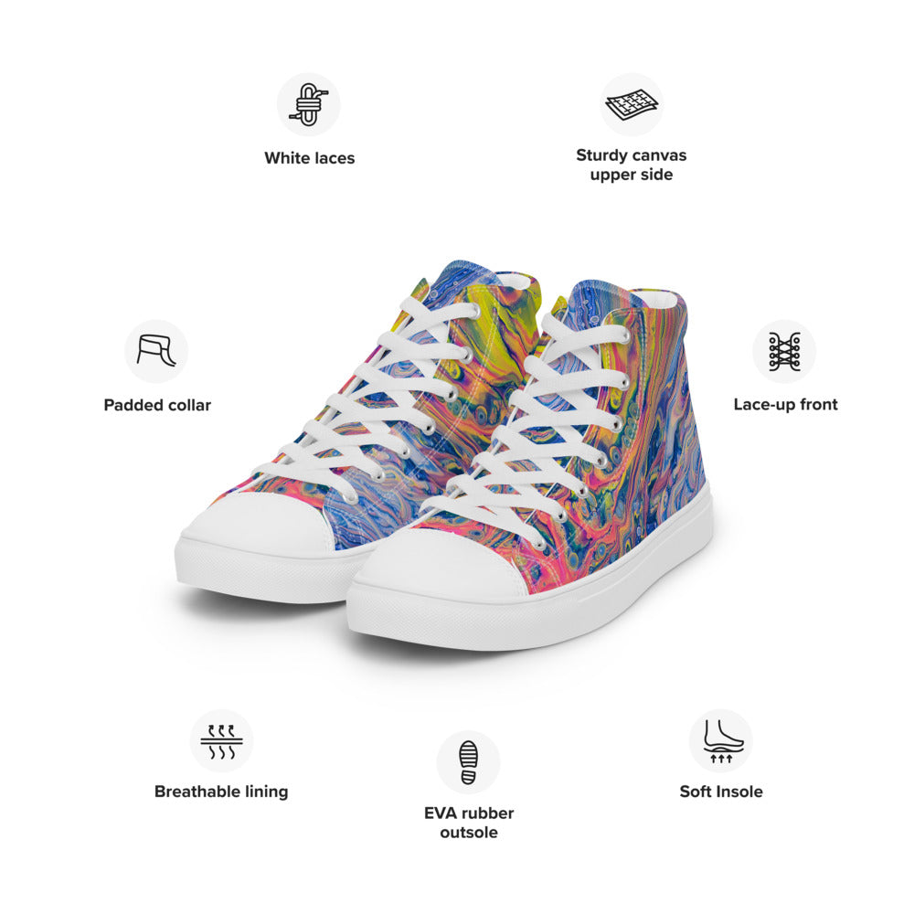 Men’s high top canvas shoes - FA004B
