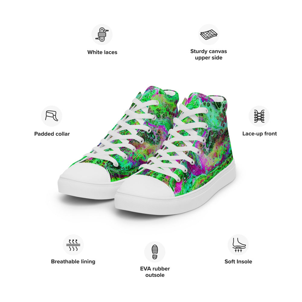 Men’s high top canvas shoes - FA003A