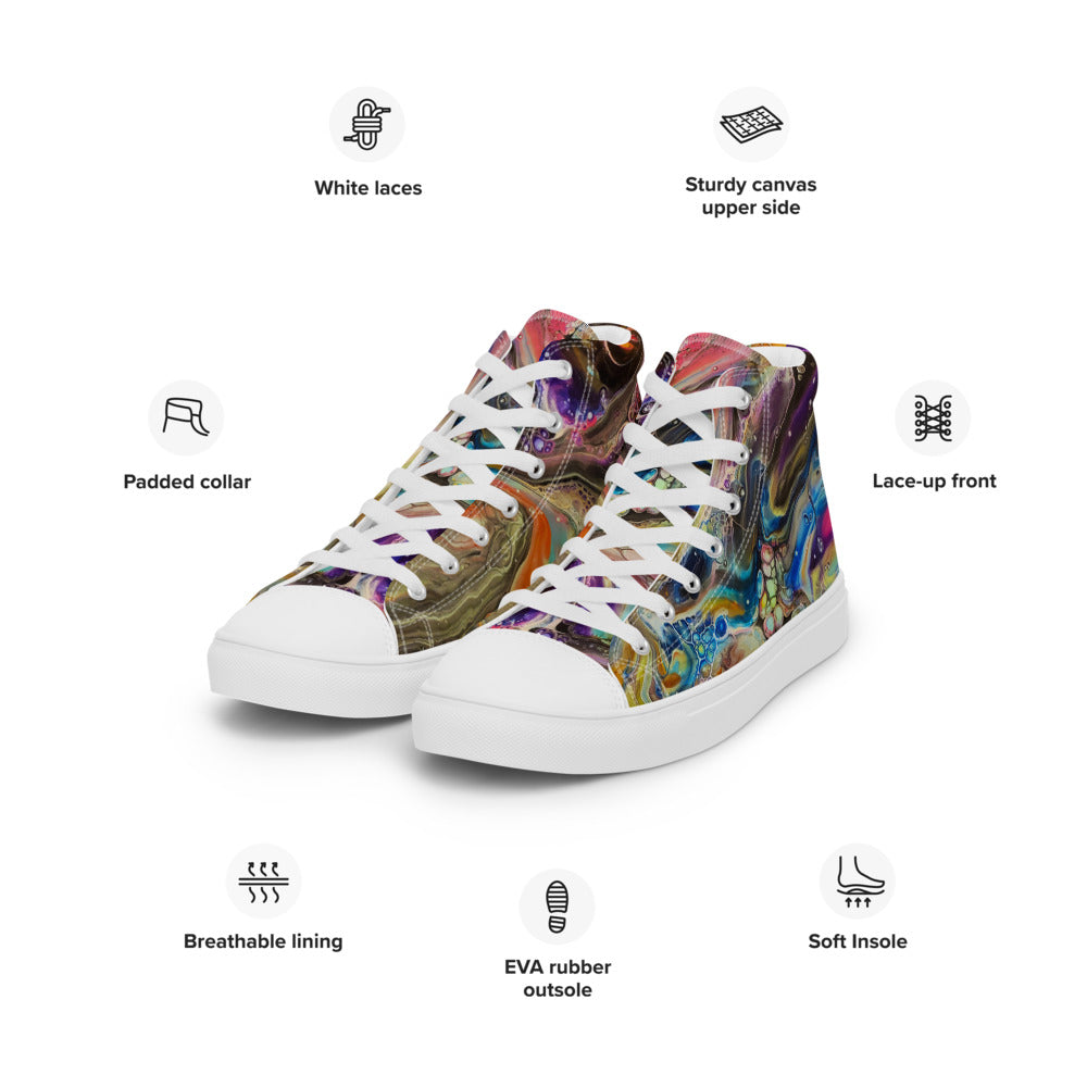 Men’s high top canvas shoes - FA001