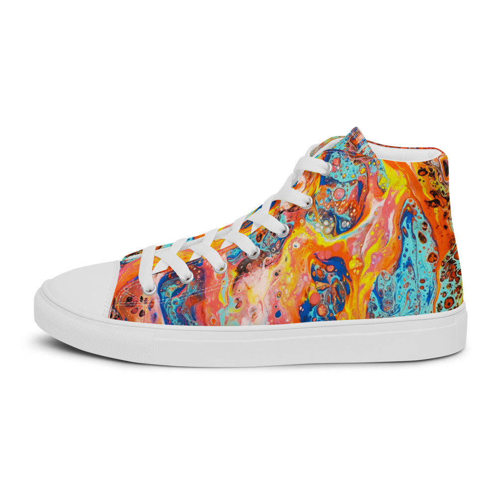 Men’s high top canvas shoes - FA008