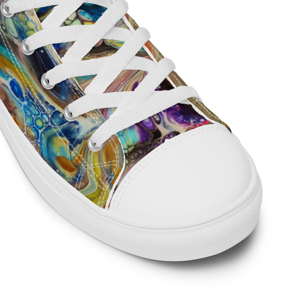 Men’s high top canvas shoes - FA001