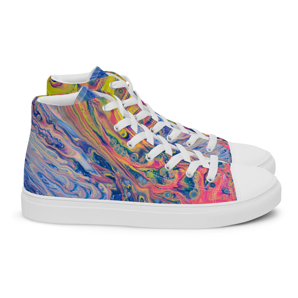Men’s high top canvas shoes - FA004B