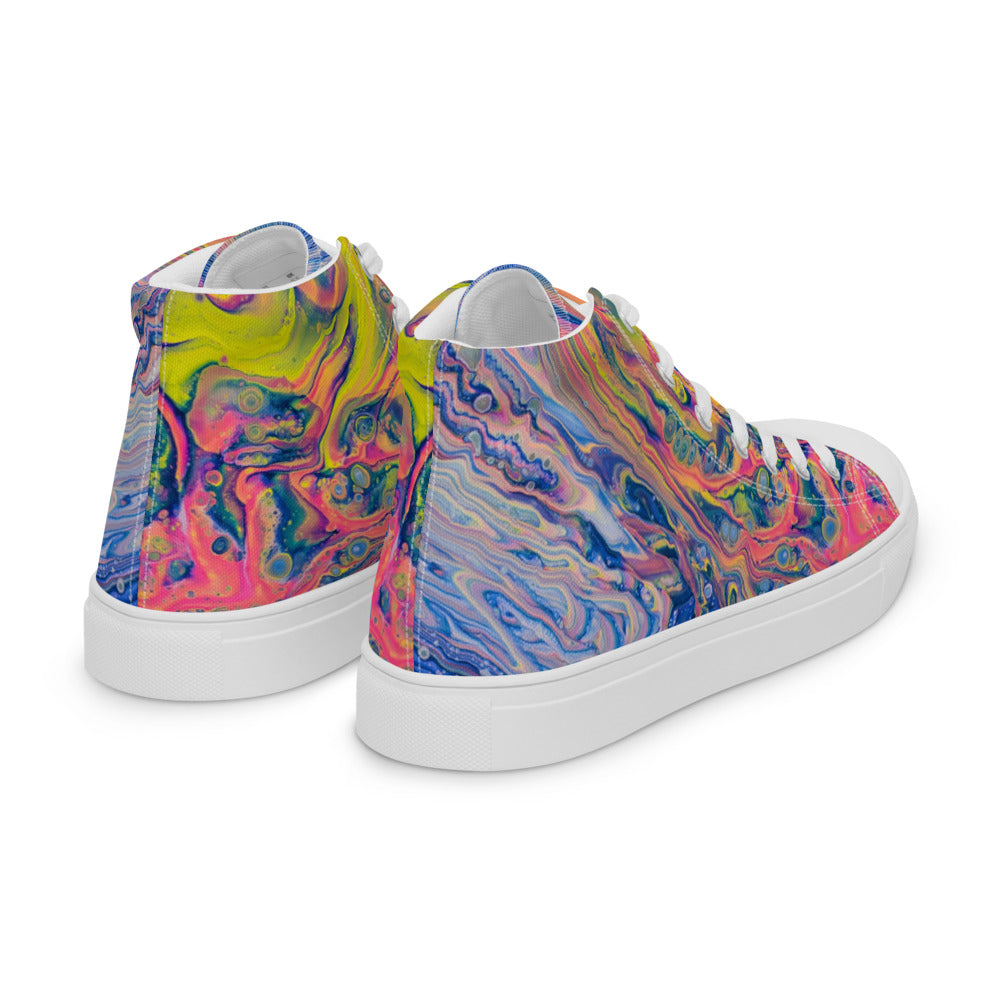 Men’s high top canvas shoes - FA004B