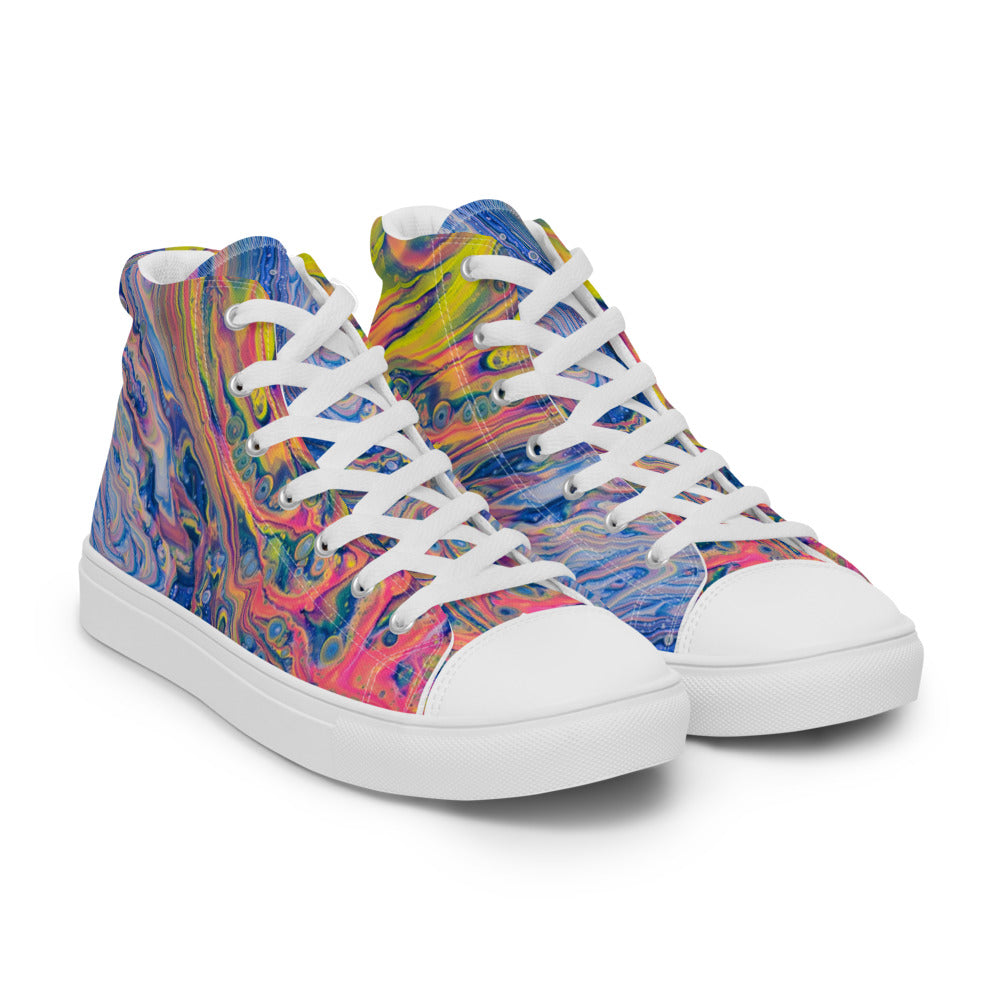 Men’s high top canvas shoes - FA004B