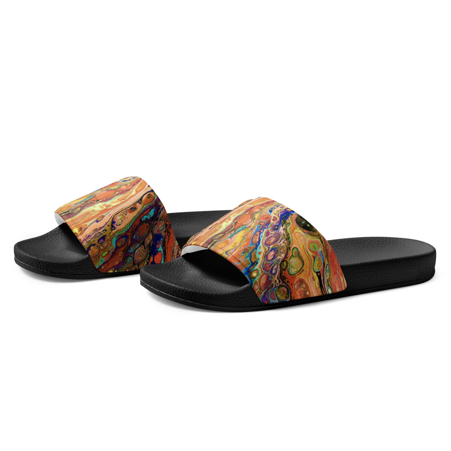 Men’s slides - Fluid Art Designs - FA-011E-1