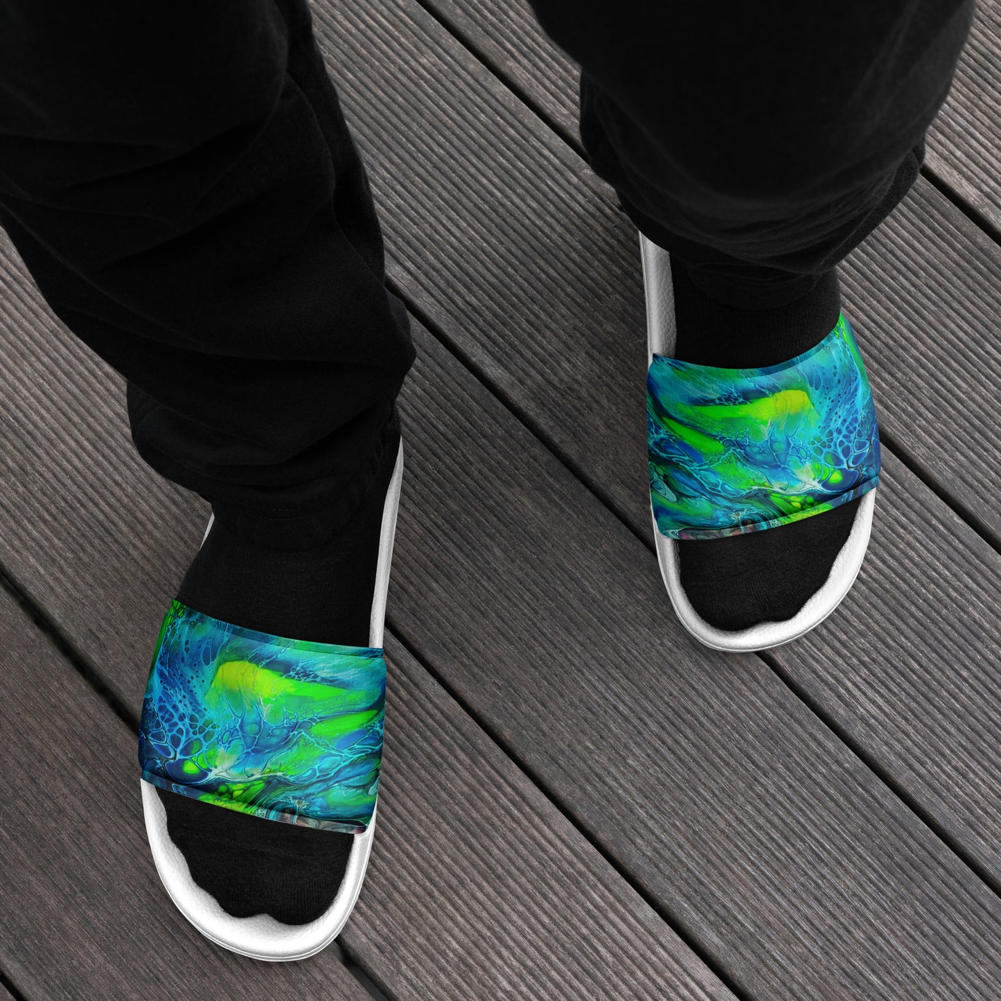 Men’s slides - Fluid Art Design - FA-013A