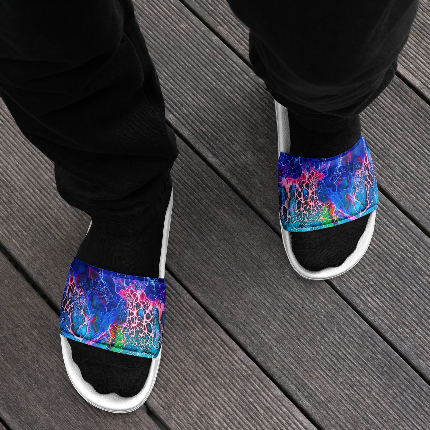 Men’s slides - Fluid Art Designs - FA-012-1