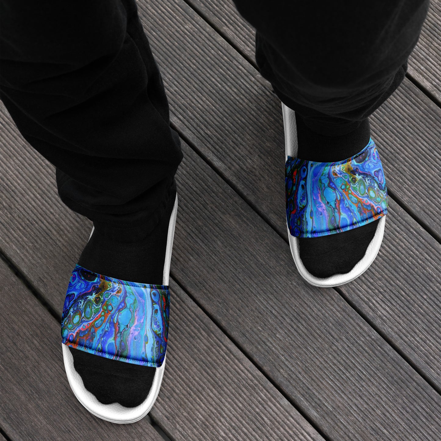 Men’s slides - Fluid Art Designs - FA-011A-2
