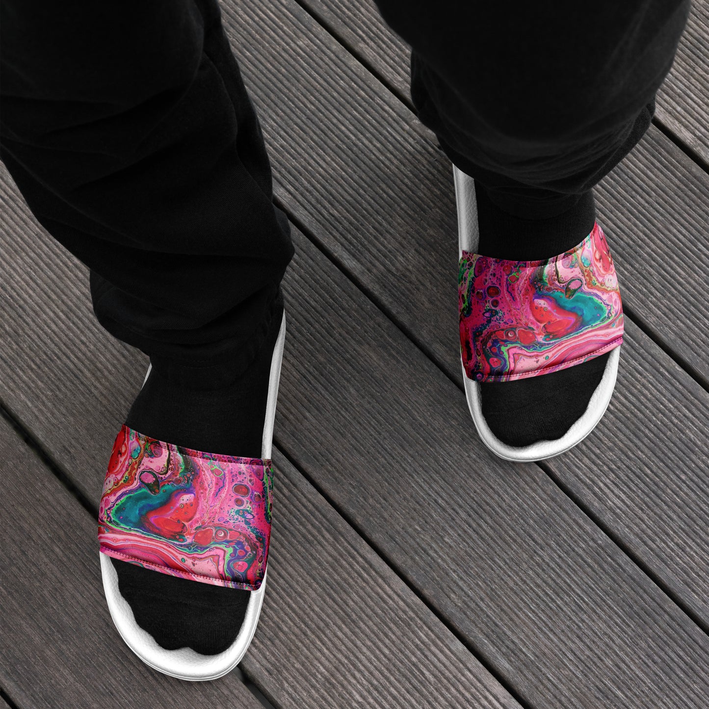 Men’s slides - Fluid Art Design - FA-011-1