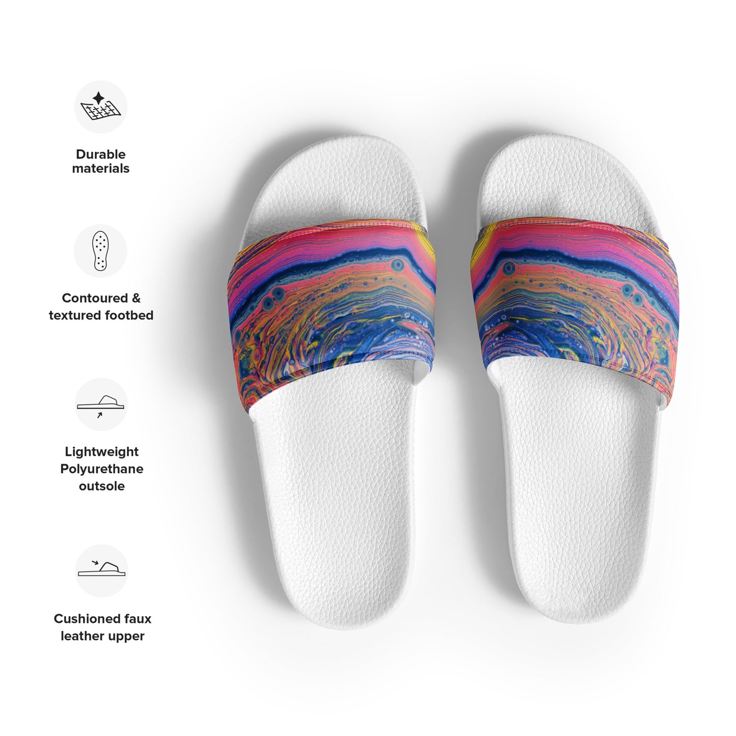 Men’s Slides - Fluid Art Design - FA-004-3