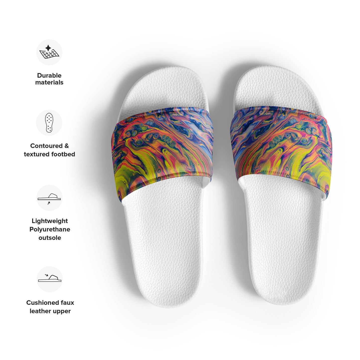 Men’s slides - Fluid Art Design - FA-004-4