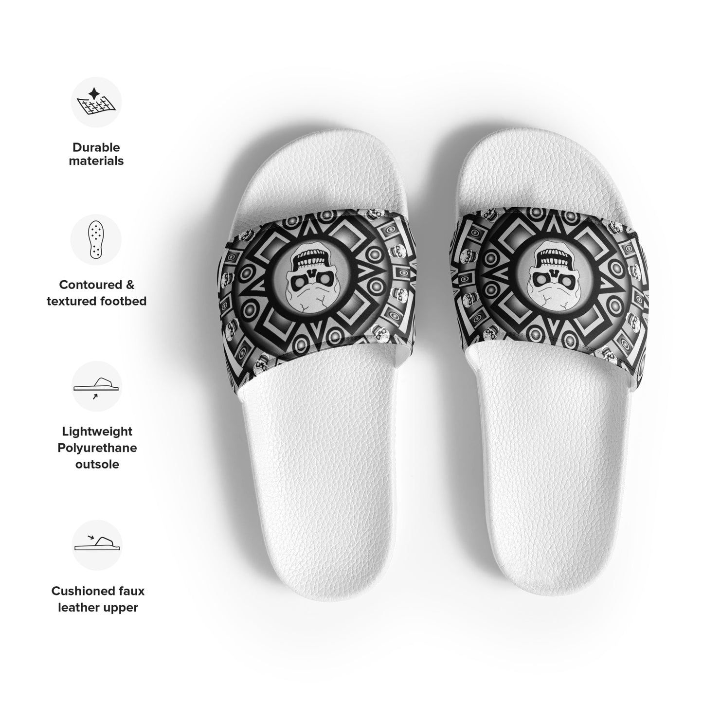Men’s Slides - Skull Design - SW-001l