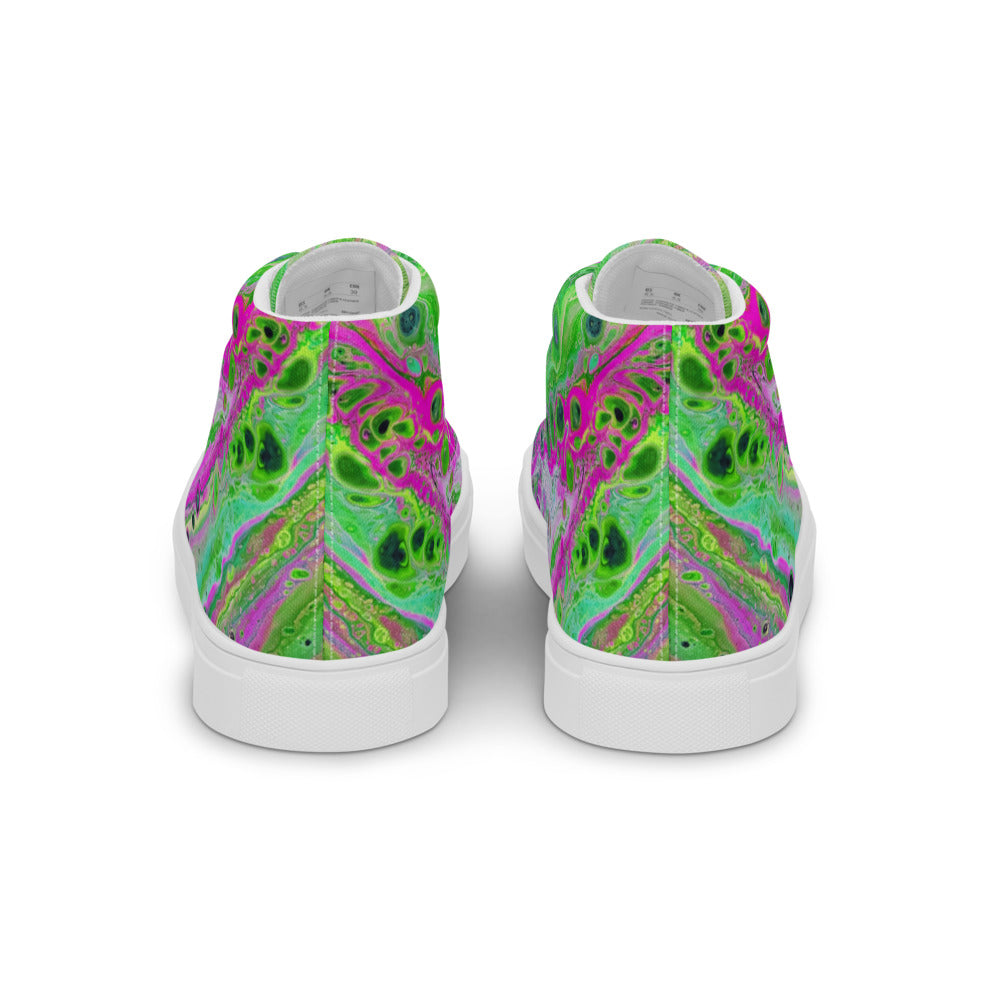 Women’s high top canvas shoes - FA018A