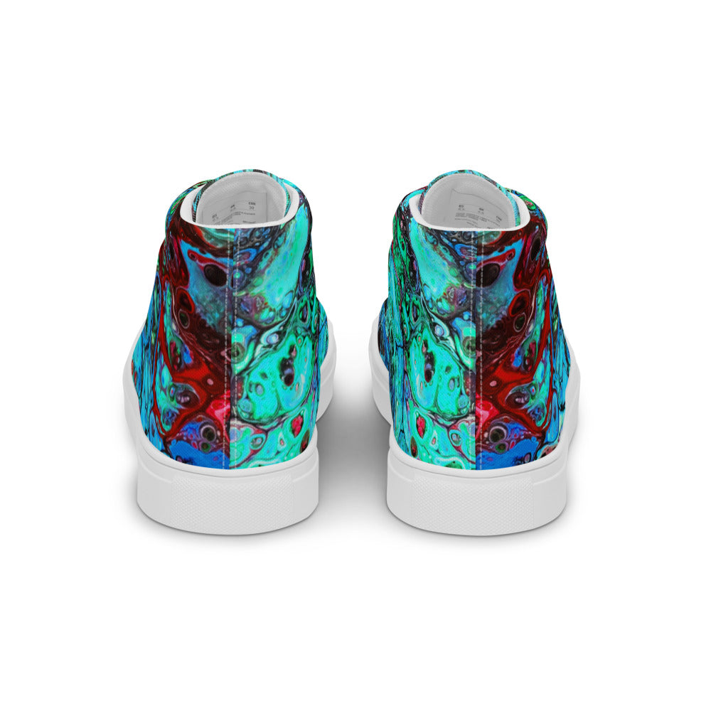Women’s high top canvas shoes - FA007C