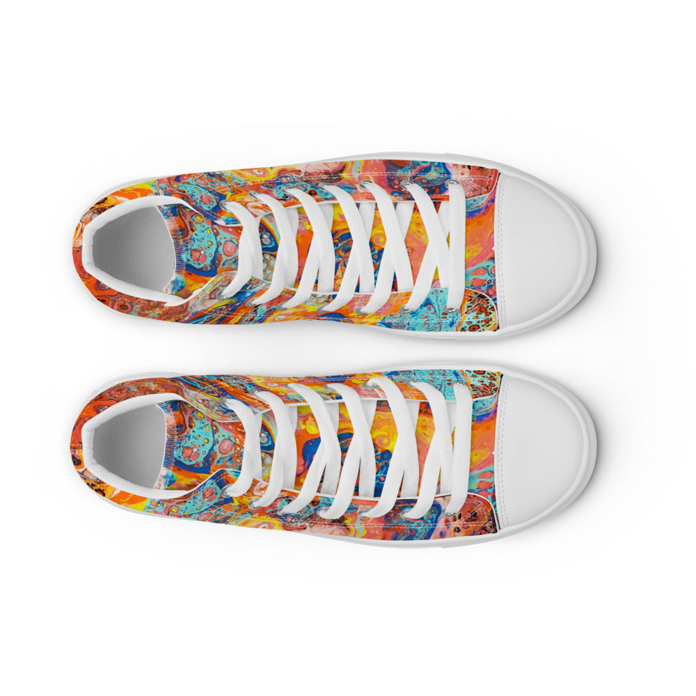 Women’s high top canvas shoes - FA008
