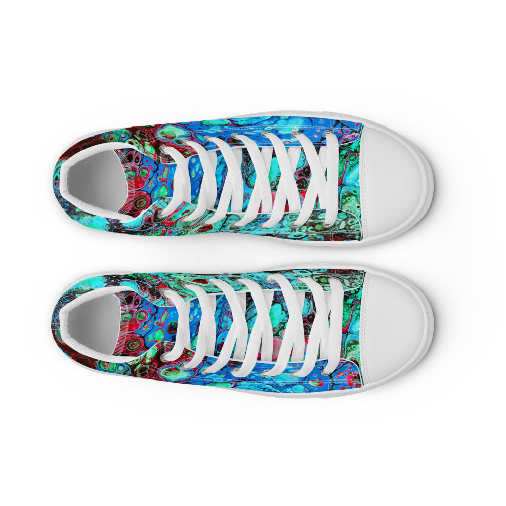 Women’s high top canvas shoes - FA007C