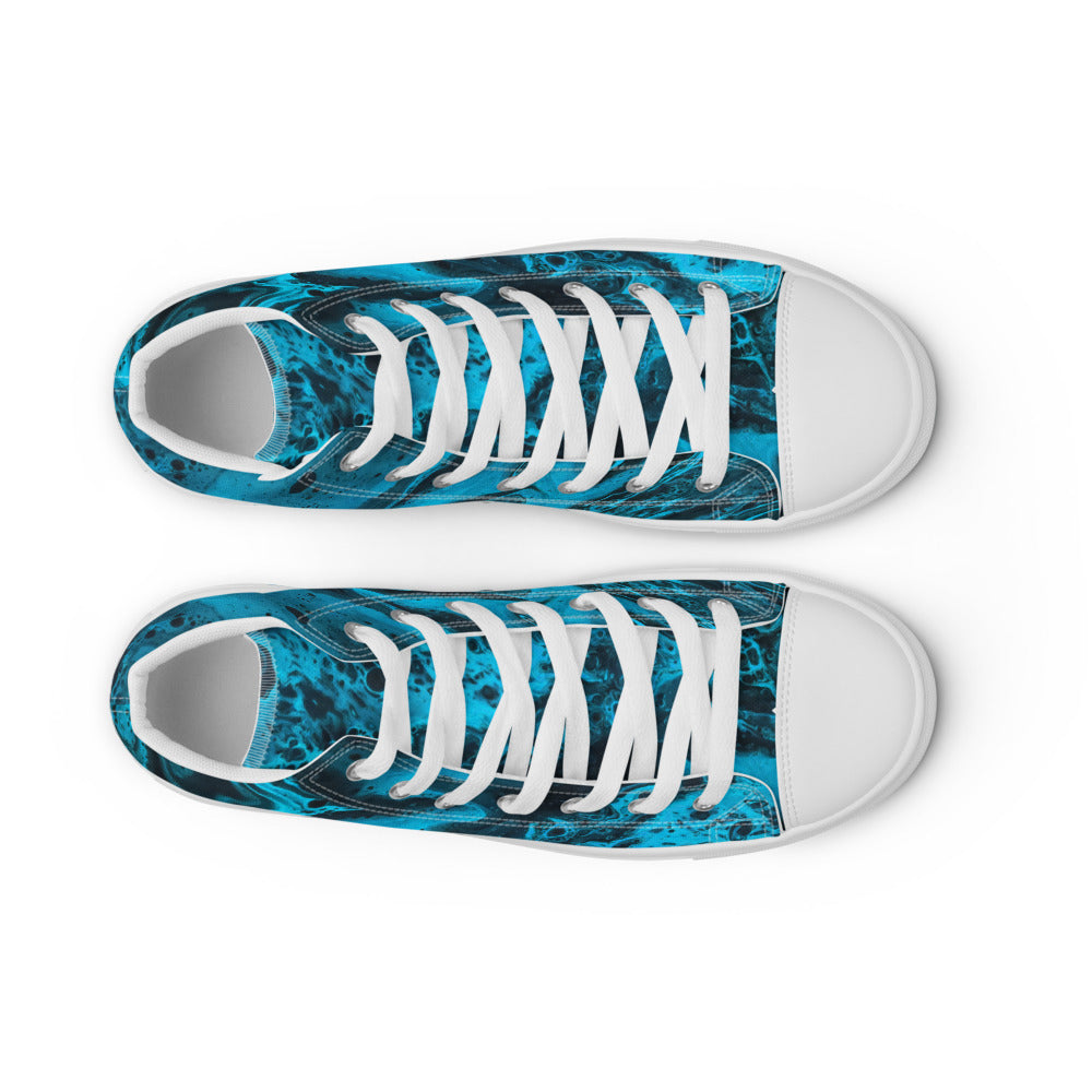 Women’s High Tops - Fluid Art Design - FA-006A