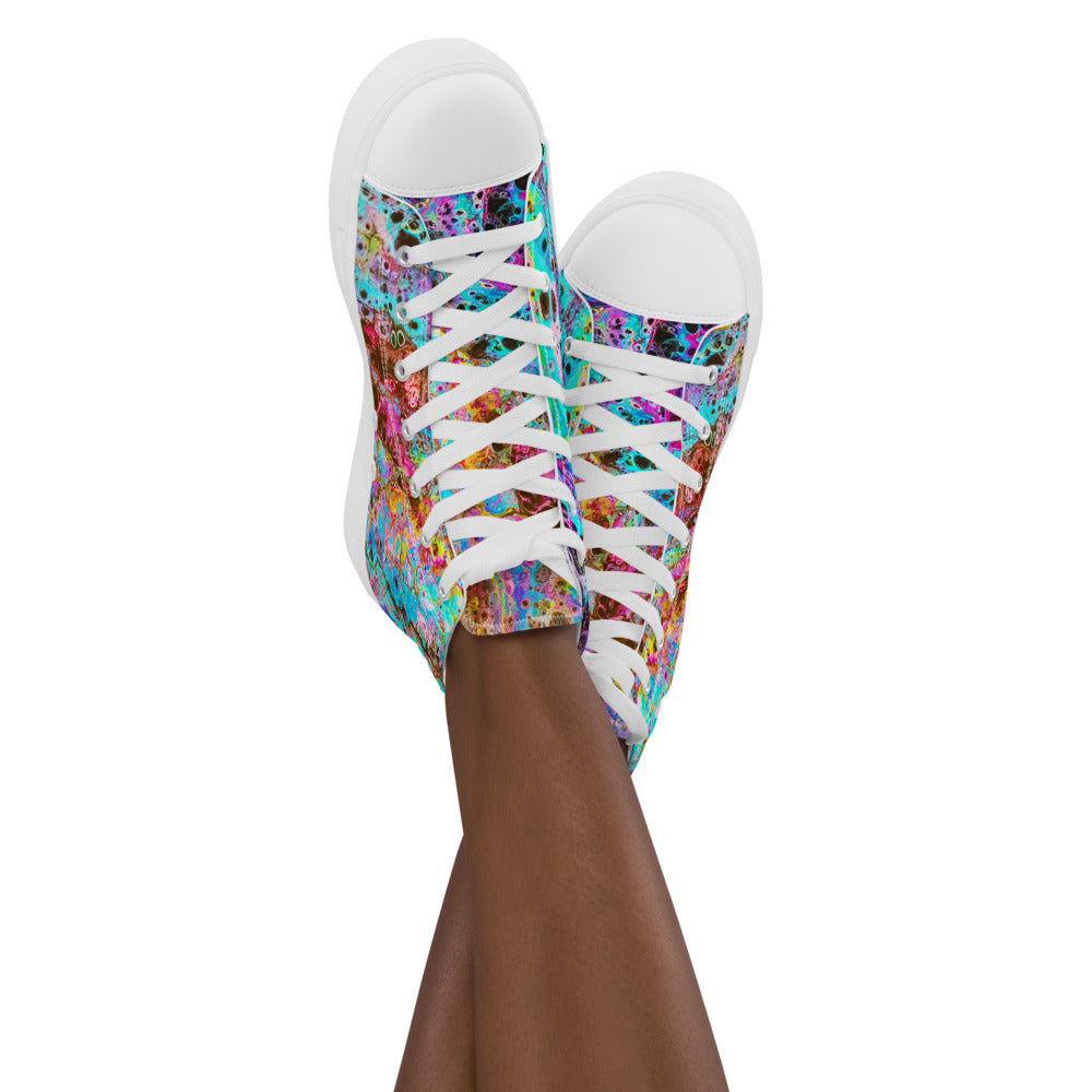 Women’s high top canvas shoes - FA020