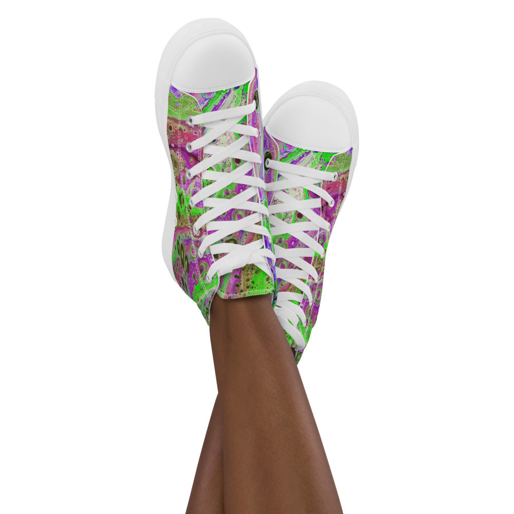 Women’s high top canvas shoes - FA018D