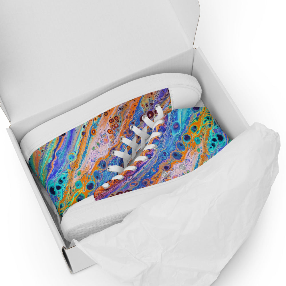 Women’s high top canvas shoes - FA018C