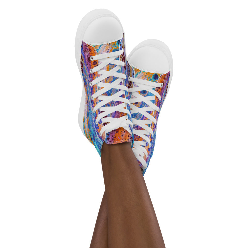 Women’s high top canvas shoes - FA018C