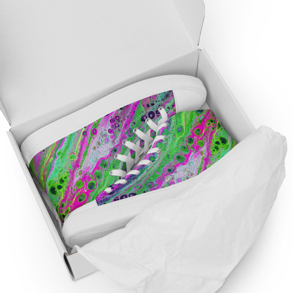 Women’s high top canvas shoes - FA018A