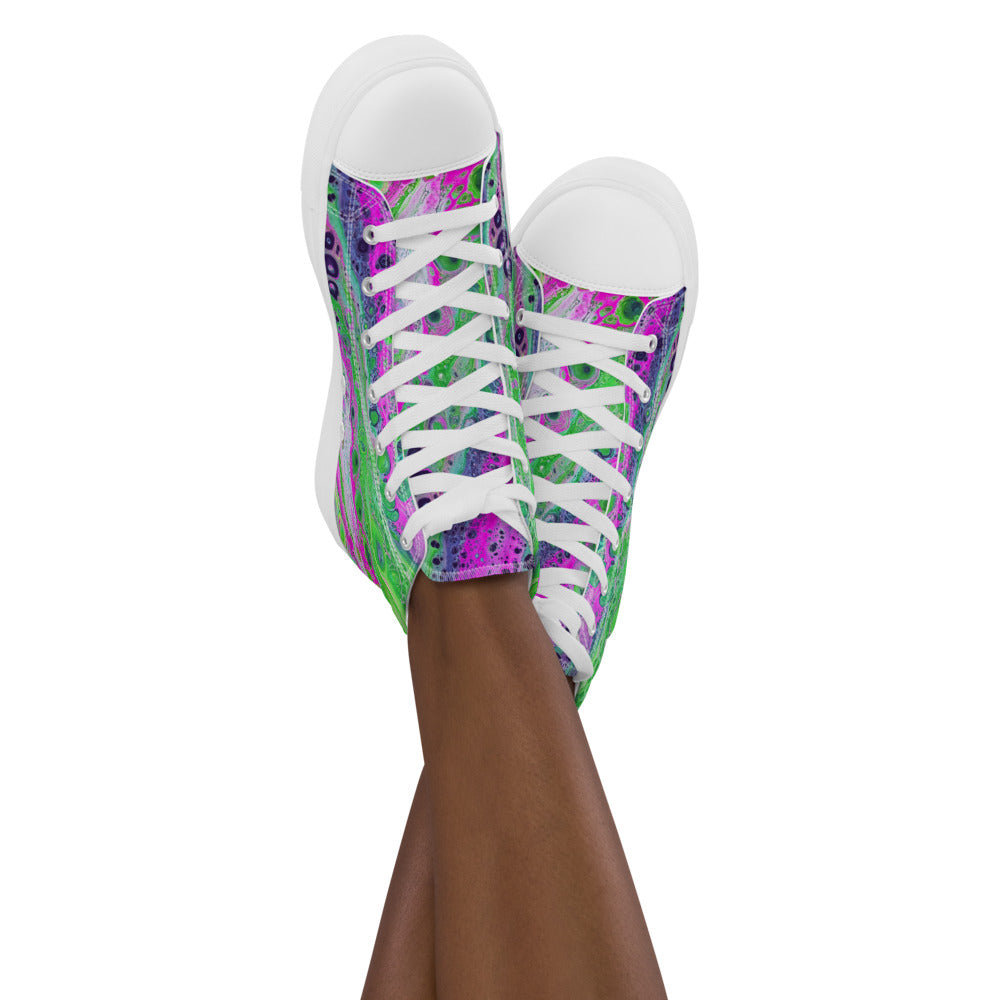 Women’s high top canvas shoes - FA018A