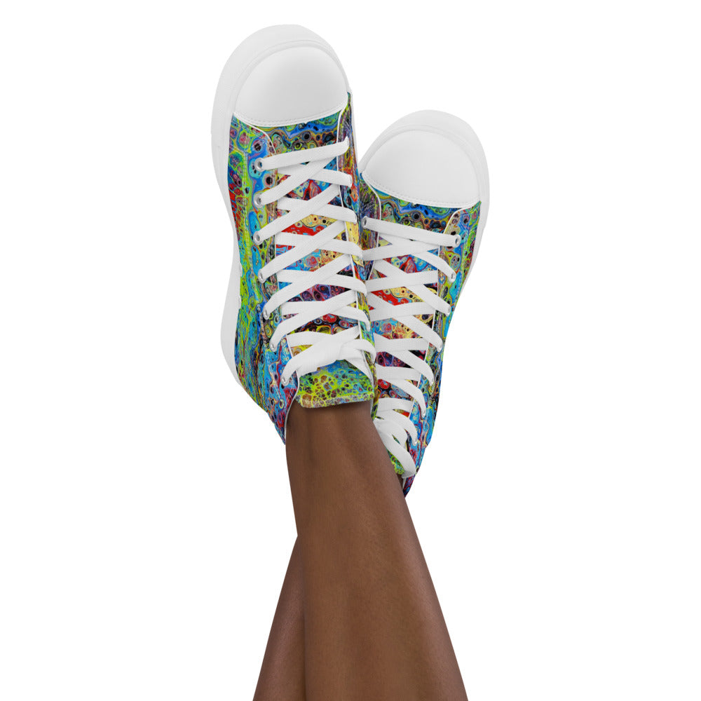 Women’s high top canvas shoes - FA015