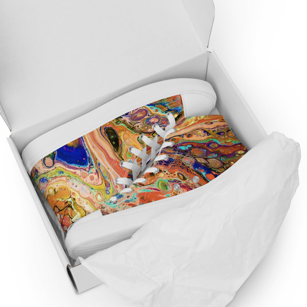 Women’s high top canvas shoes - FA011E
