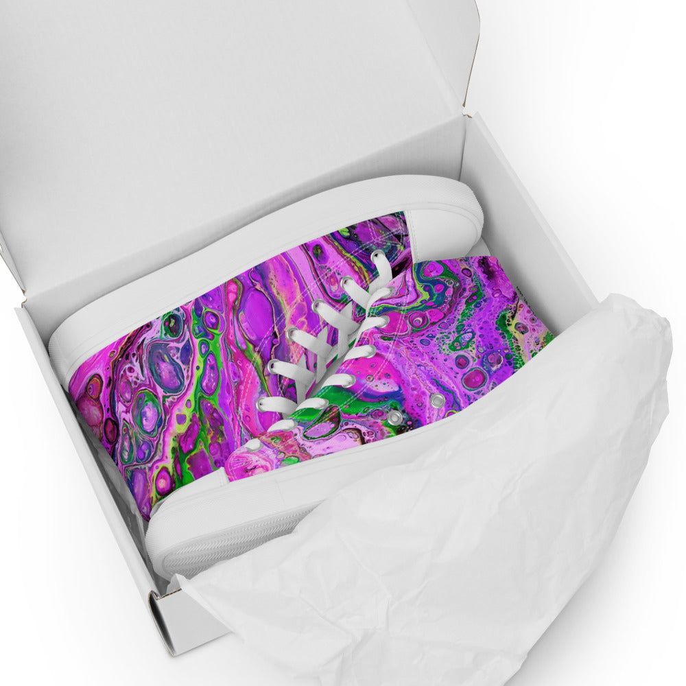 Women’s high top canvas shoes - FA011D