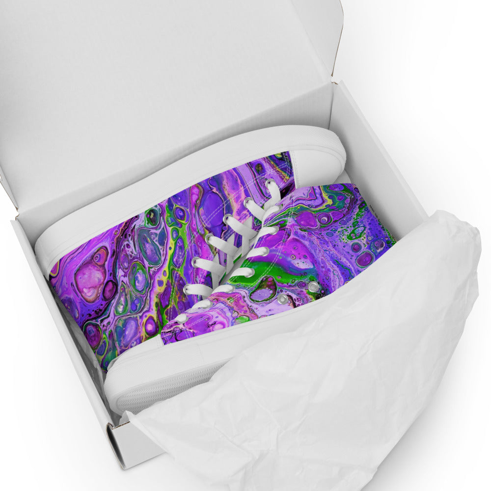 Women’s high top canvas shoes - FA011C