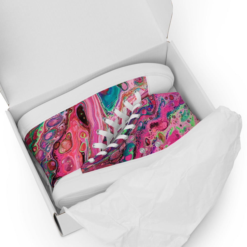 Women’s high top canvas shoes - FA011