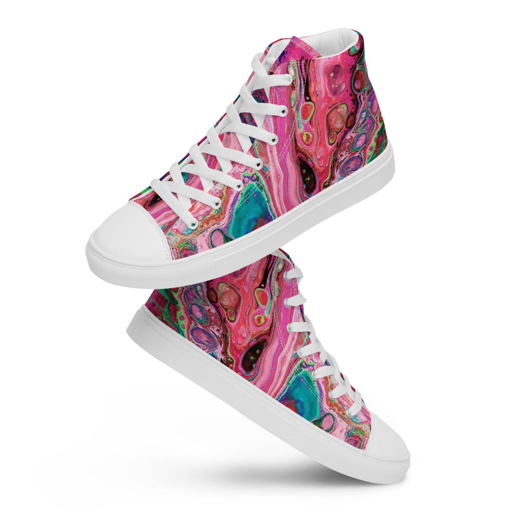 Women’s high top canvas shoes - FA011