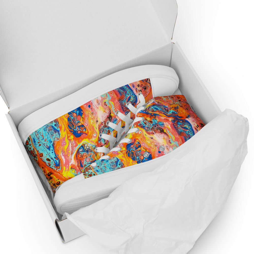 Women’s high top canvas shoes - FA008