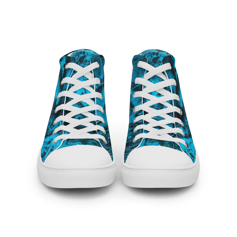 Women’s High Tops - Fluid Art Design - FA-006A