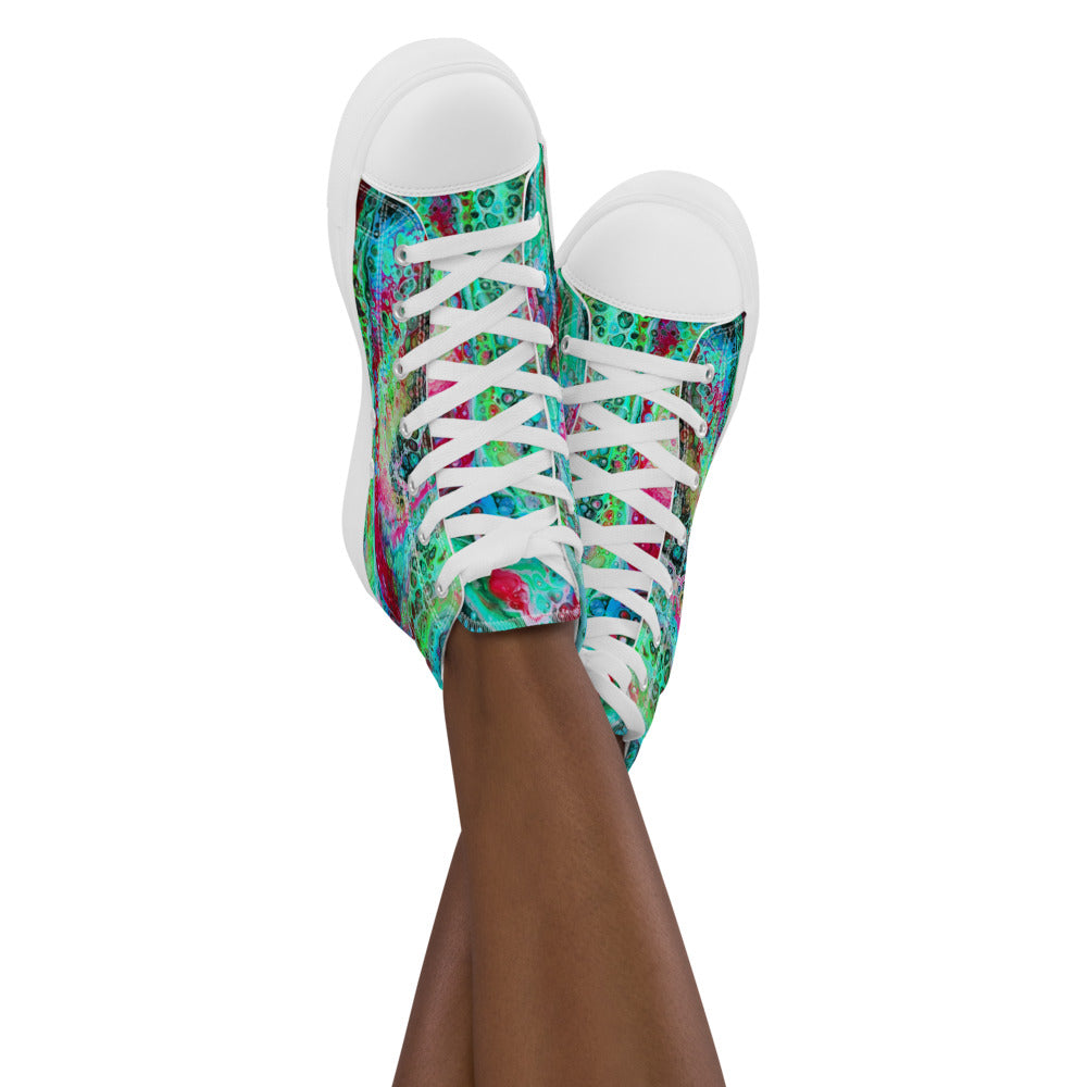 Women’s high top canvas shoes - FA003G
