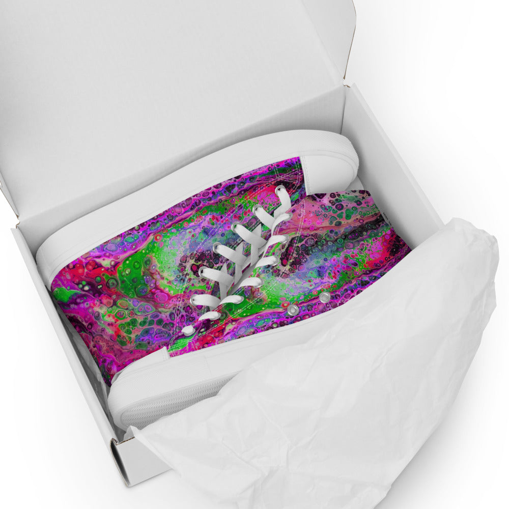 Women’s high top canvas shoes - FA003D