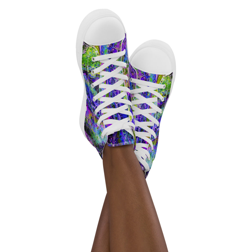 Women’s high top canvas shoes - FA003B