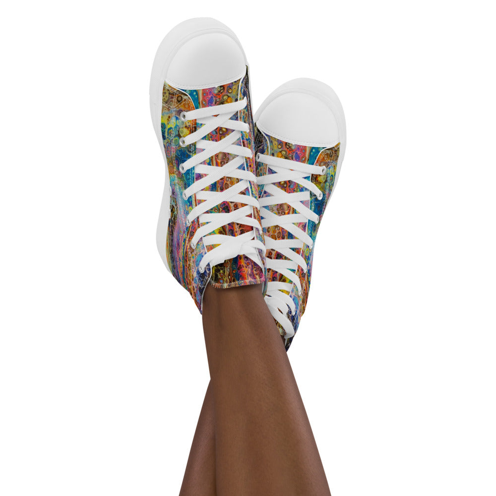 Women’s high top canvas shoes - FA003