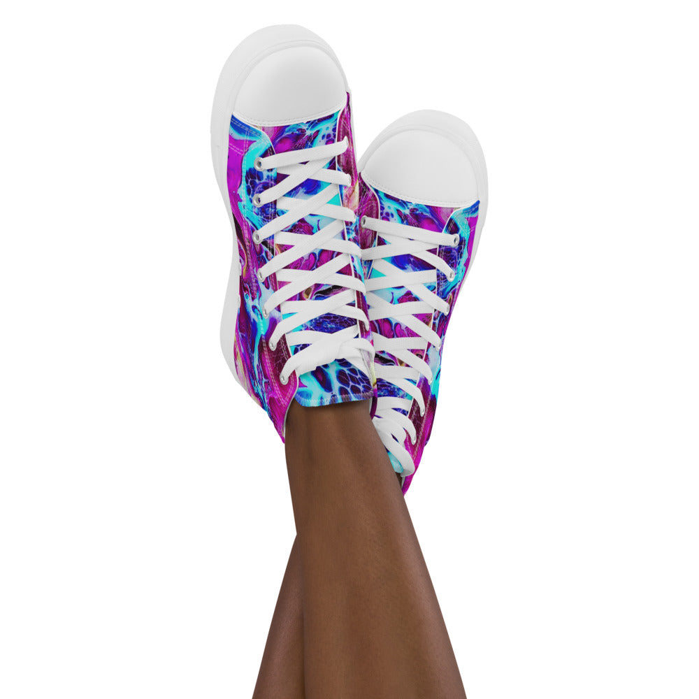 Women’s high top canvas shoes - FA002B