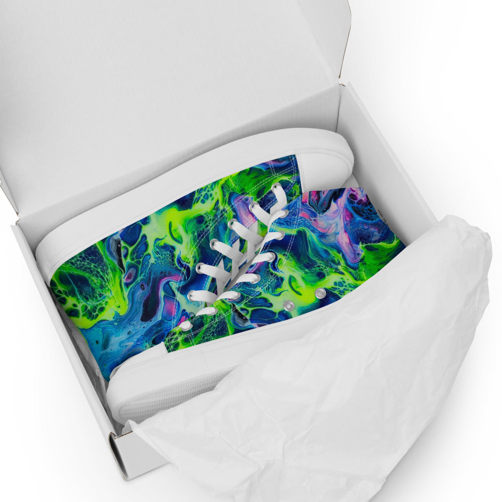 Women’s high top canvas shoes - FA002