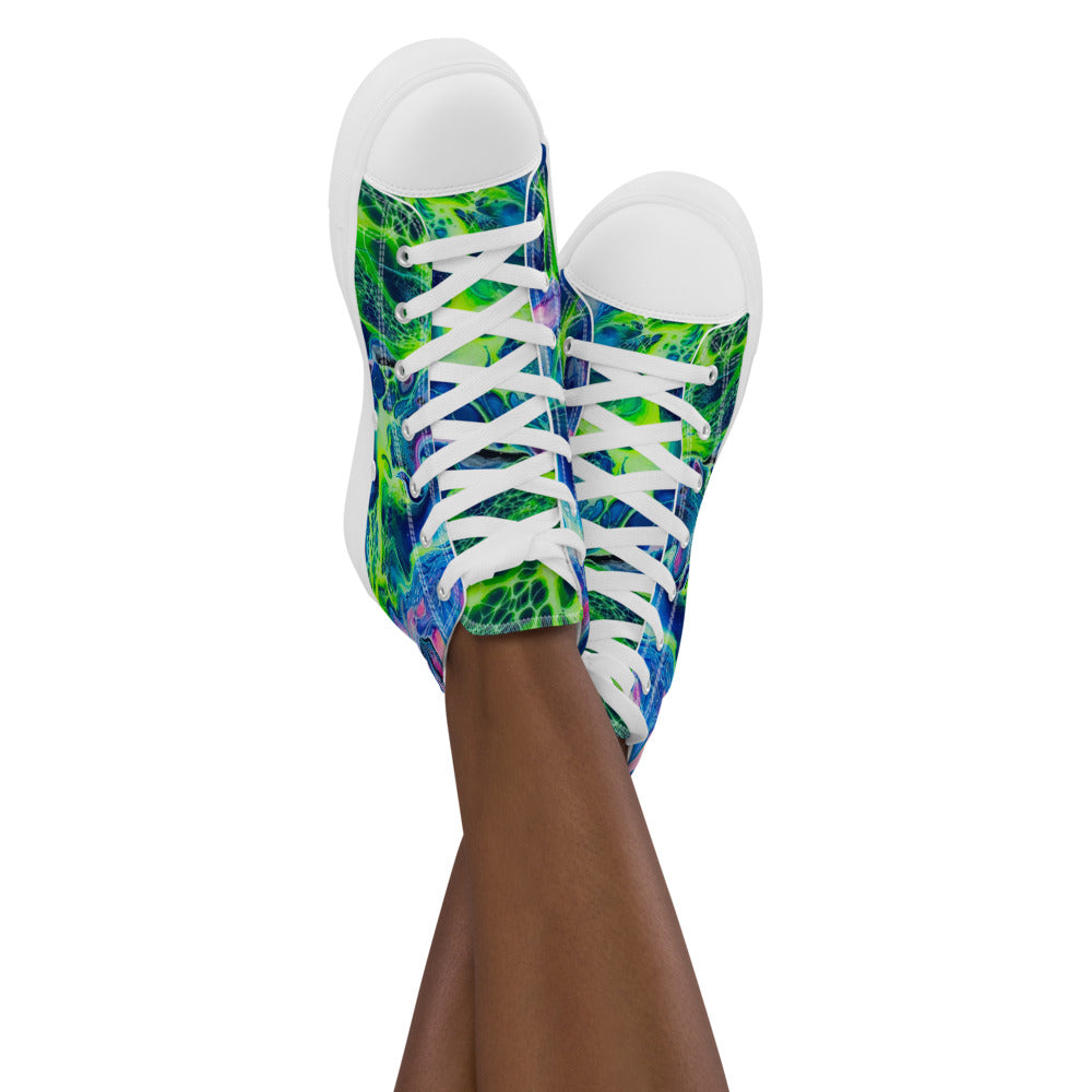 Women’s high top canvas shoes - FA002