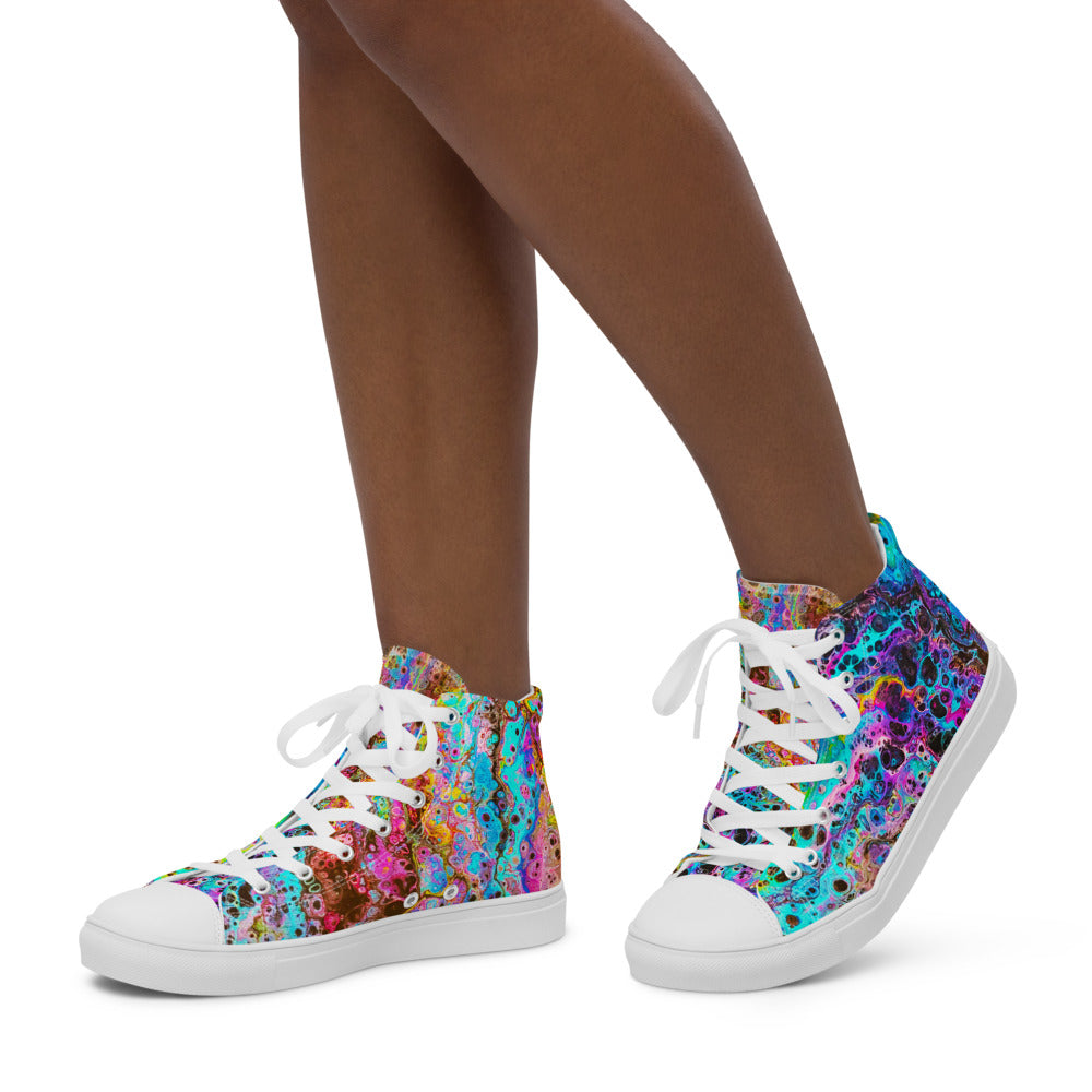 Women’s high top canvas shoes - FA020