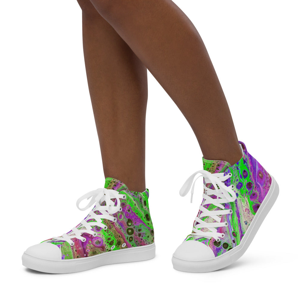 Women’s high top canvas shoes - FA018D