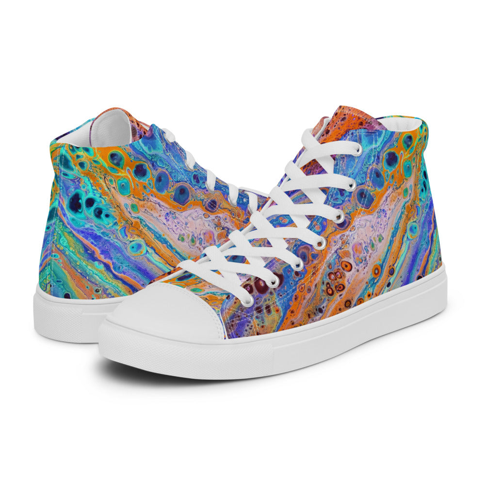 Women’s high top canvas shoes - FA018C