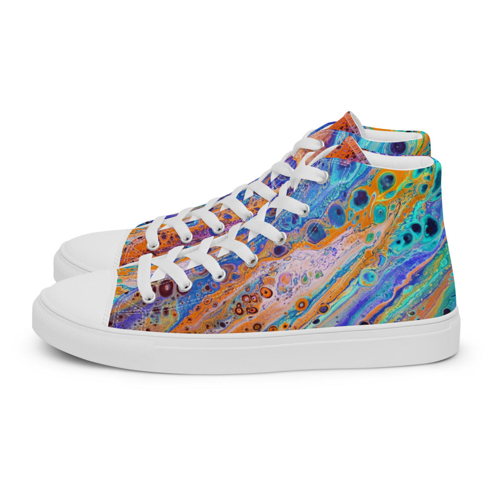 Women’s high top canvas shoes - FA018C