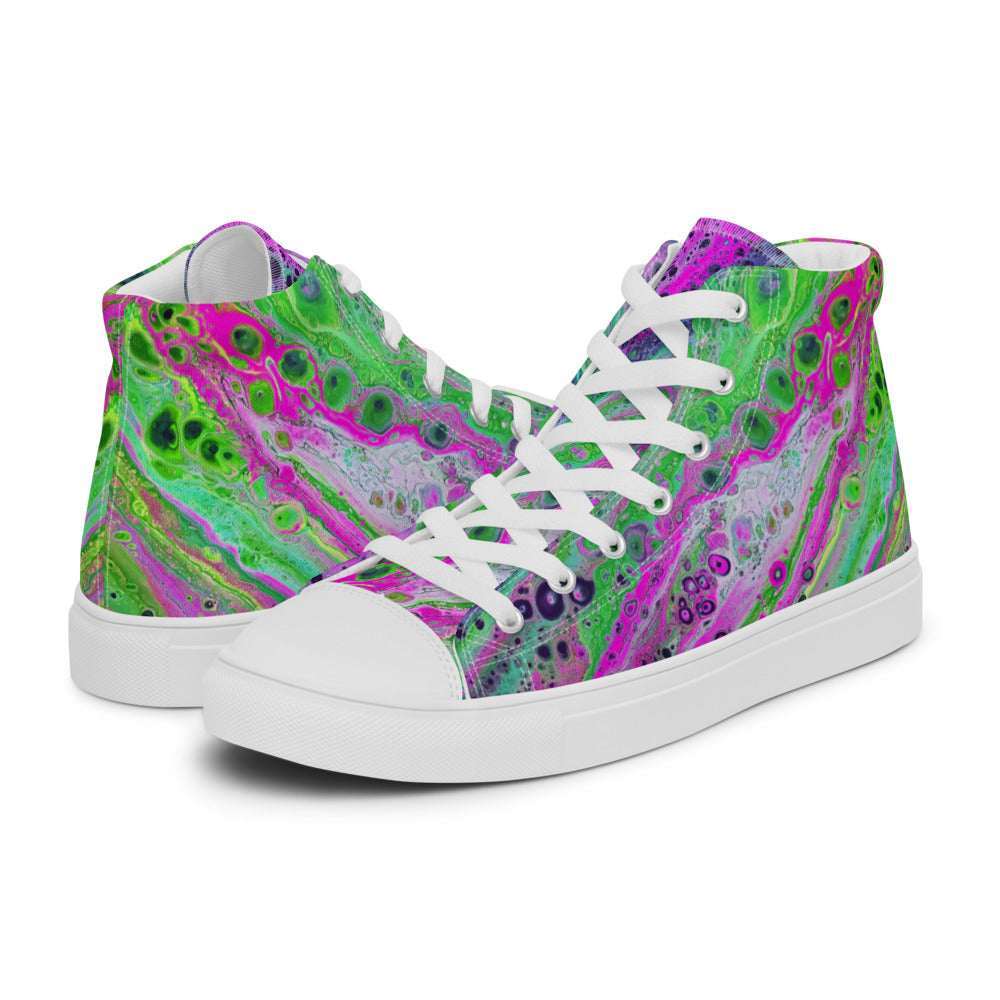 Women’s high top canvas shoes - FA018A