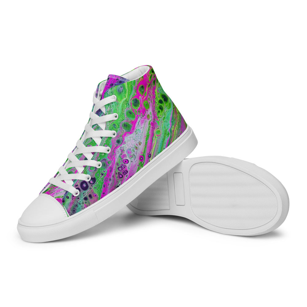 Women’s high top canvas shoes - FA018A