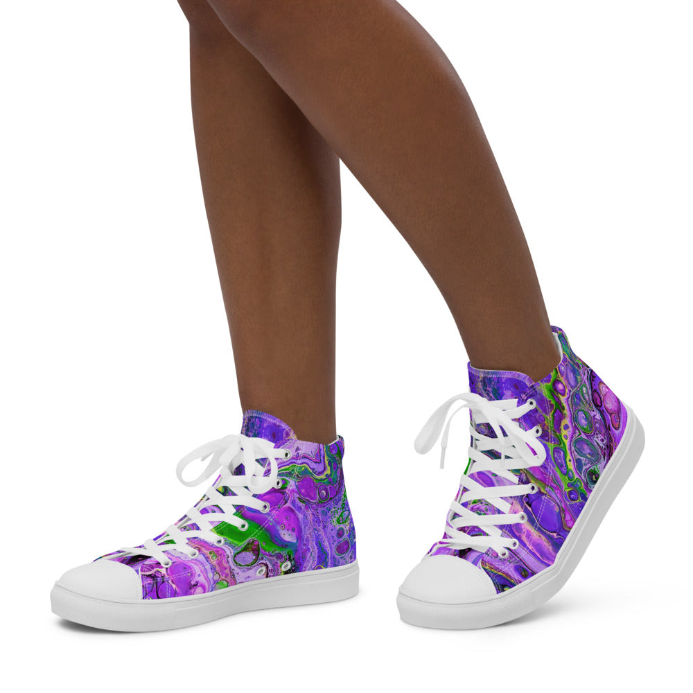 Women’s high top canvas shoes - FA011C