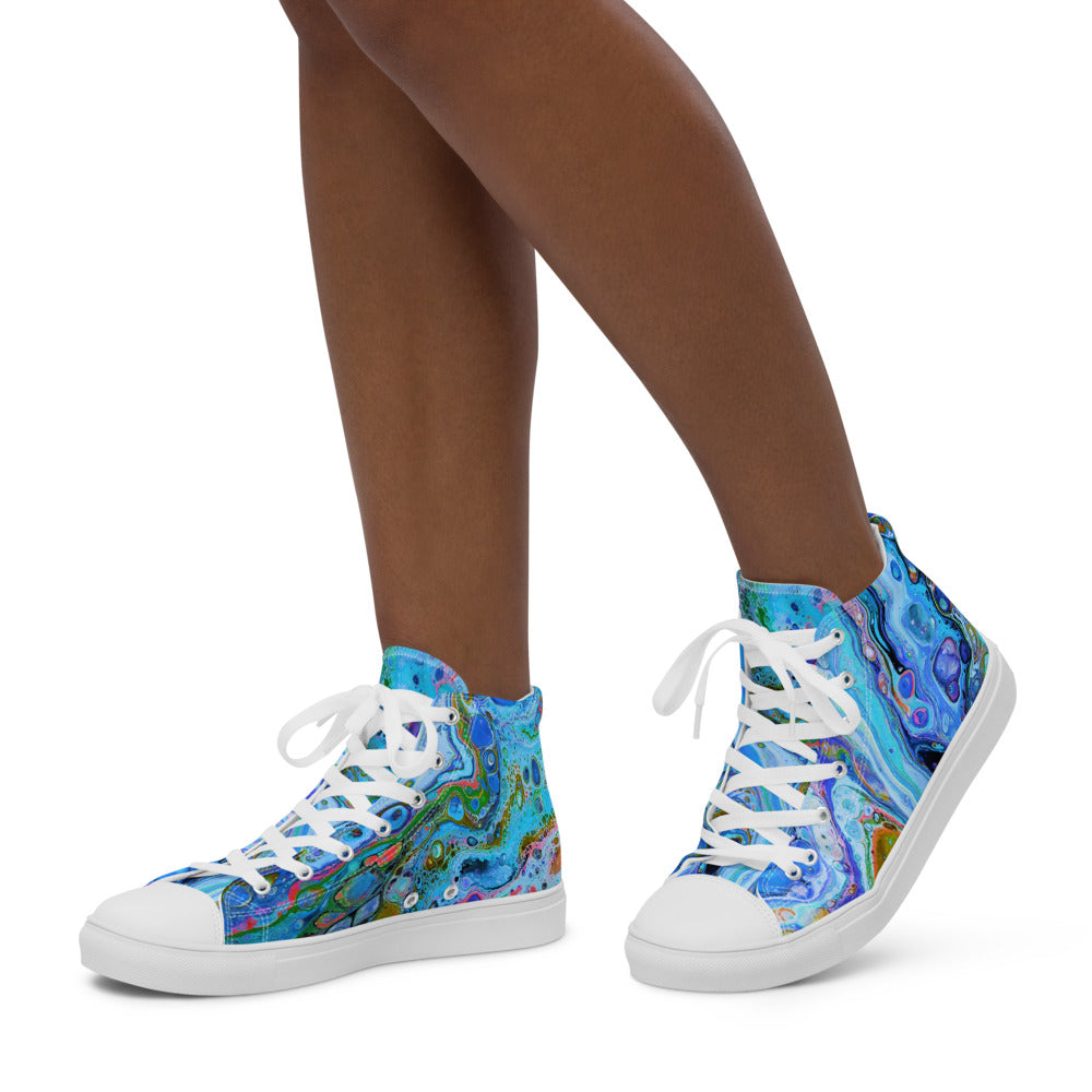 Women’s high top canvas shoes - FA011A